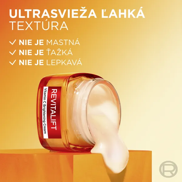 L´Oréal Paris Revitalift Vitamín C rozjasňujúci krém 1×50 ml, rozjasňujúci krém