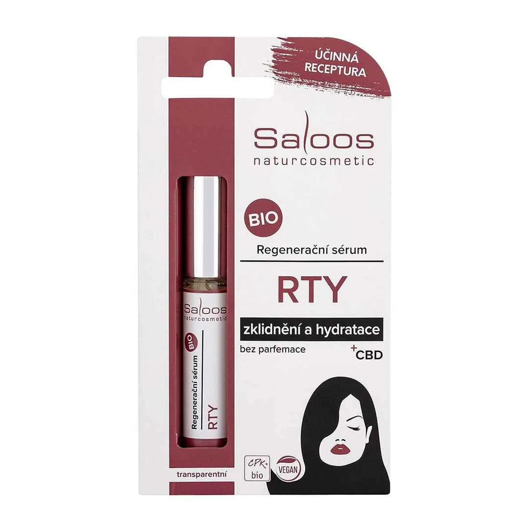 SALOOS Bio regeneračné sérum na pery s CBD 1×7 ml