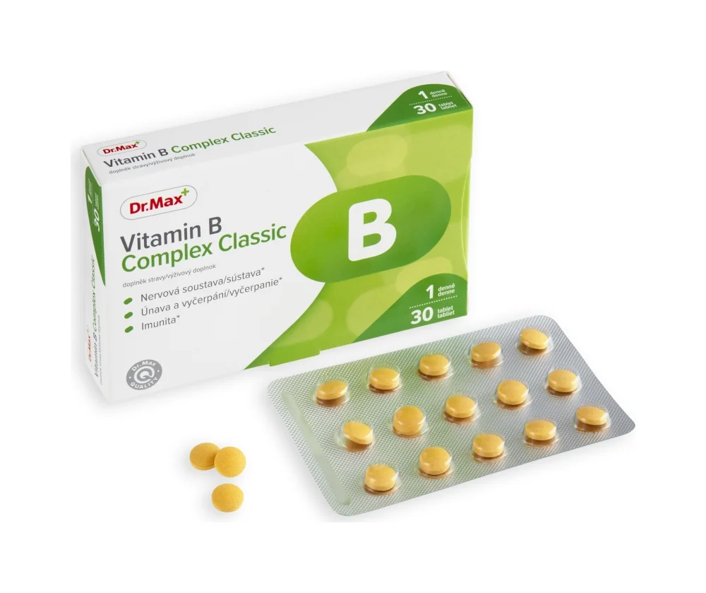 Dr. Max Vitamin B Complex Classic 1×30 tbl, výživový doplnok