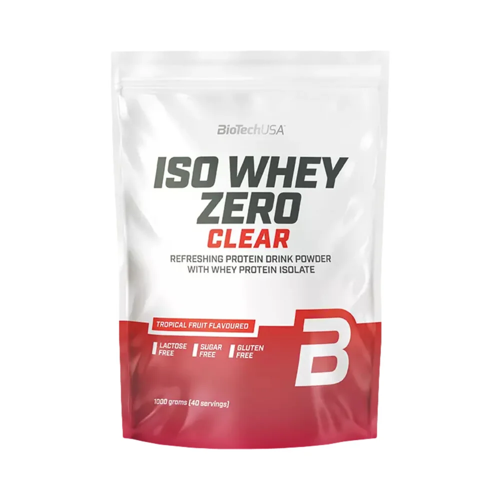 BioTech USA Iso Whey Zero Clear 1000 g red berry