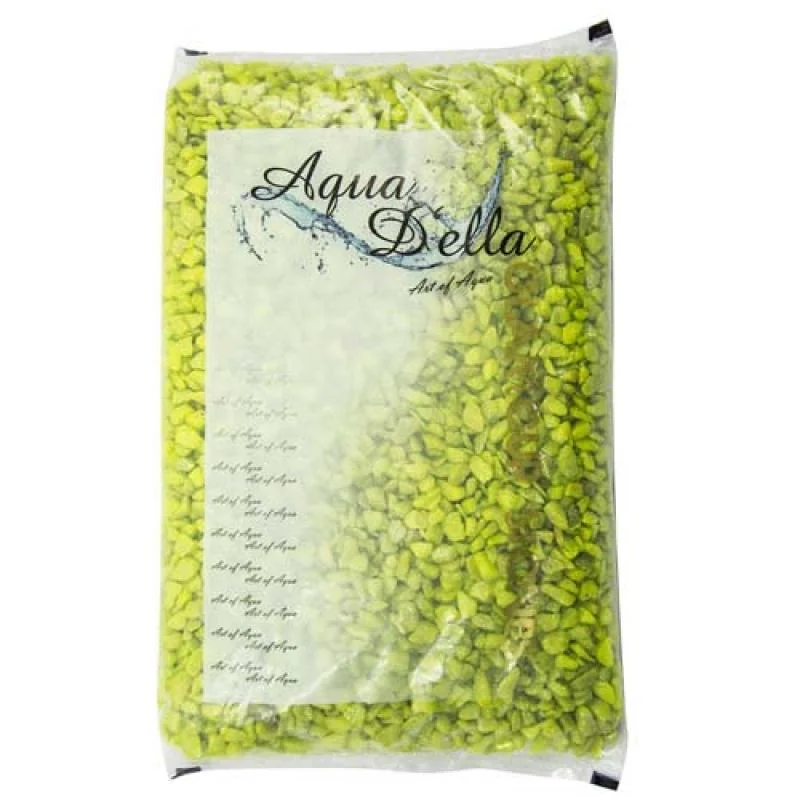 EBI AQUA DELLA Glamour Stone 6/9mm 2kg BAMBOO-GREEN -Farebný trblietavý štrk do akvária 