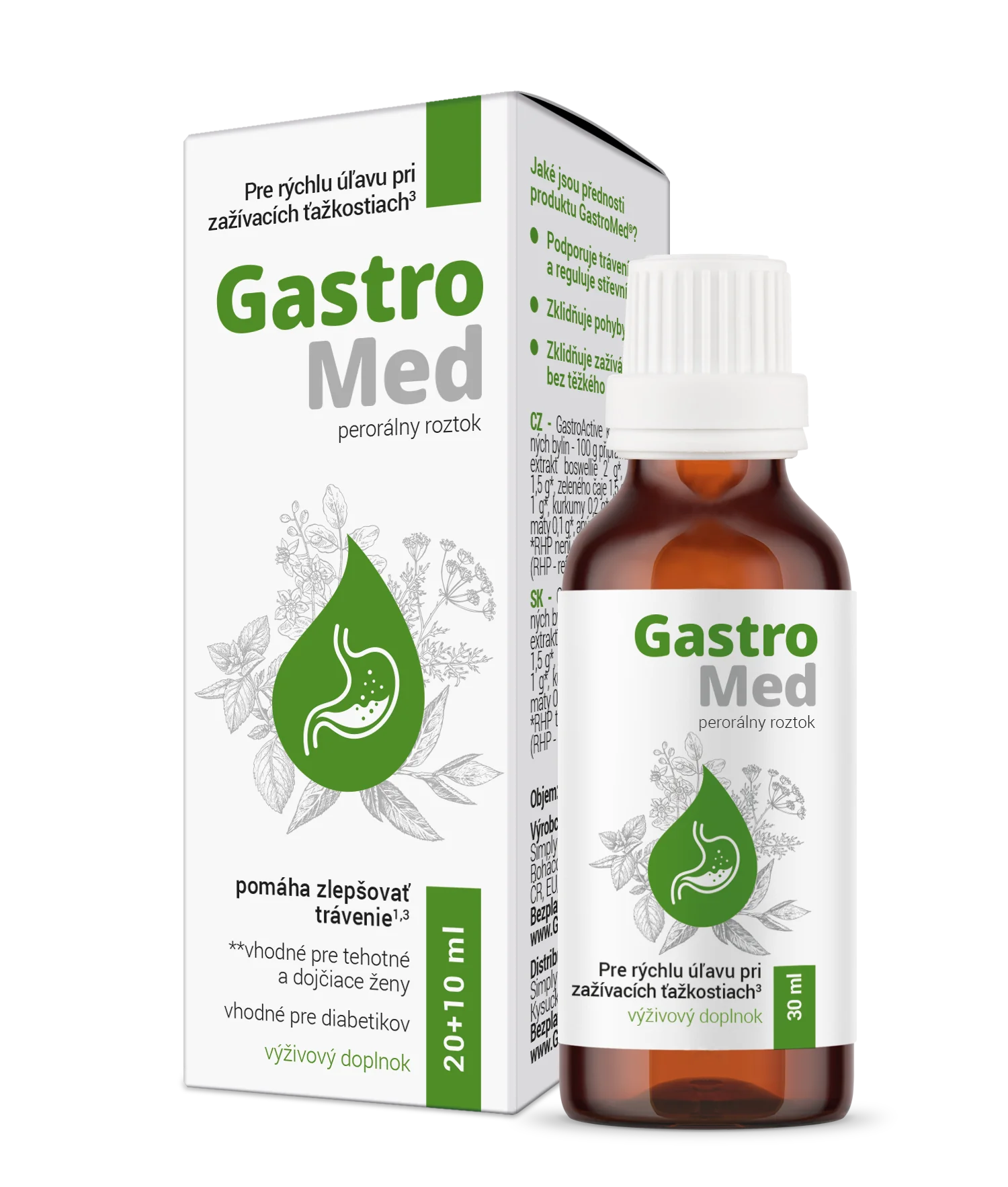 GastroMed perorálny roztok 30 ml