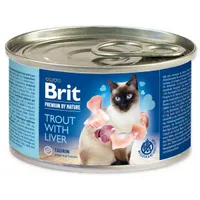 Brit Premium By Nature Cat Trout With Liver