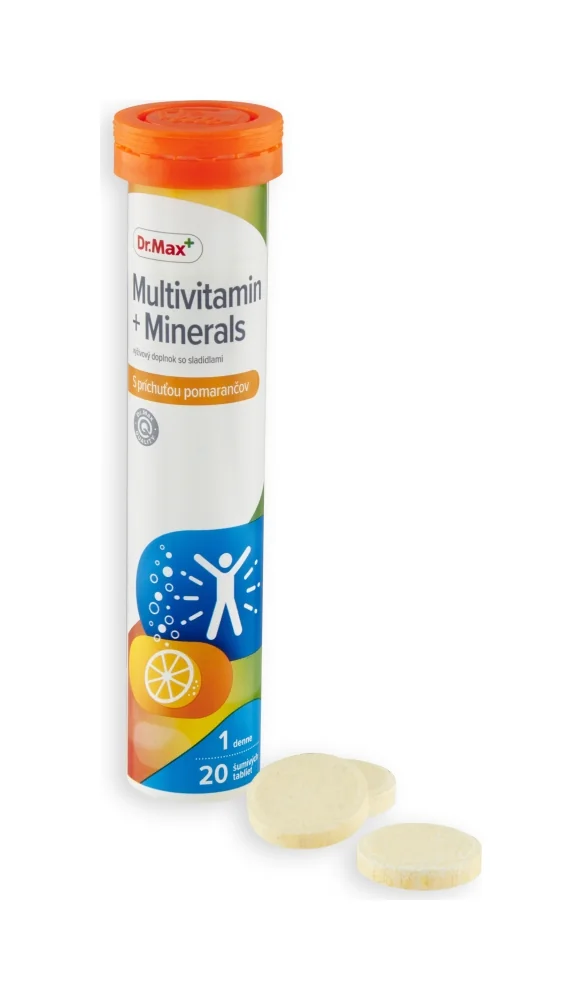 Dr. Max Multivitamin + Minerals 1×20 tbl, šumivé tablety