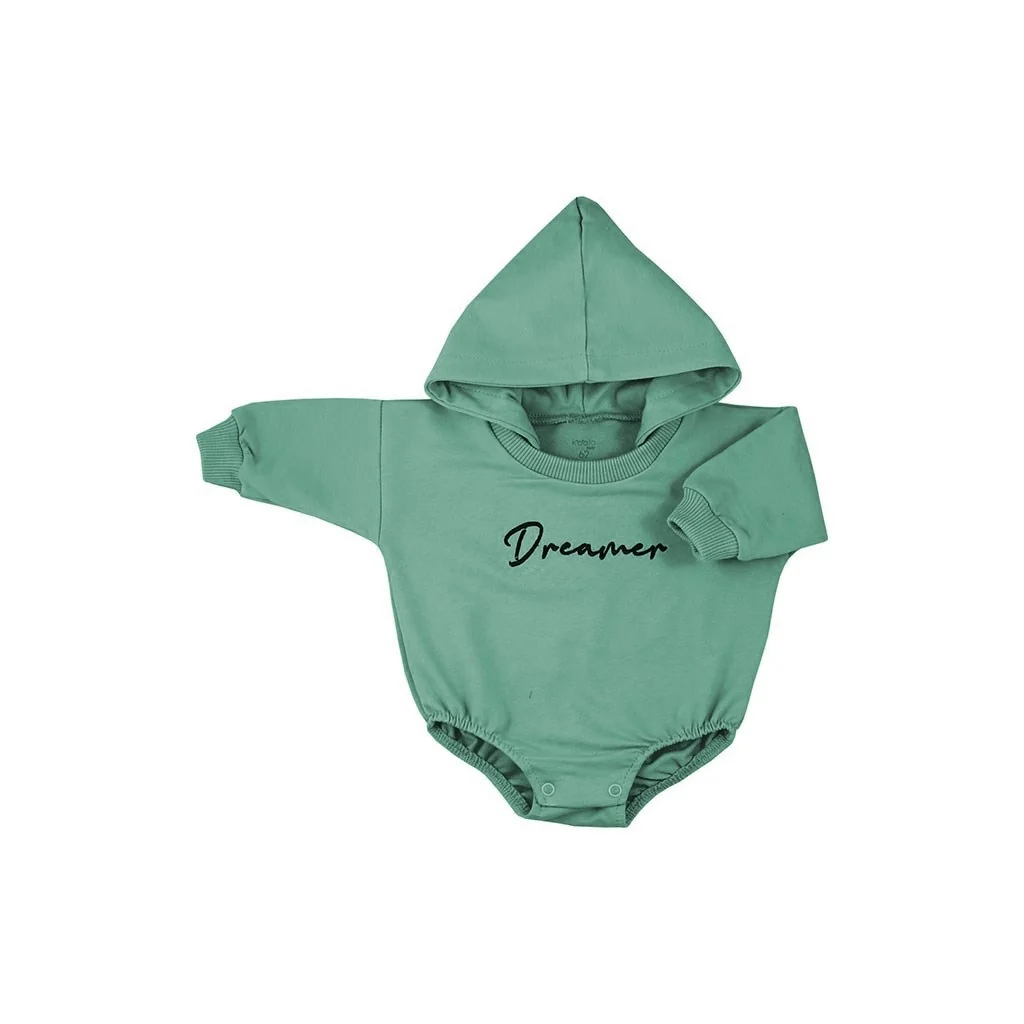 Dojčenské teplákové body s kapucňou baggy Koala Dreamer zelená 86 (12-18m), 20C51450