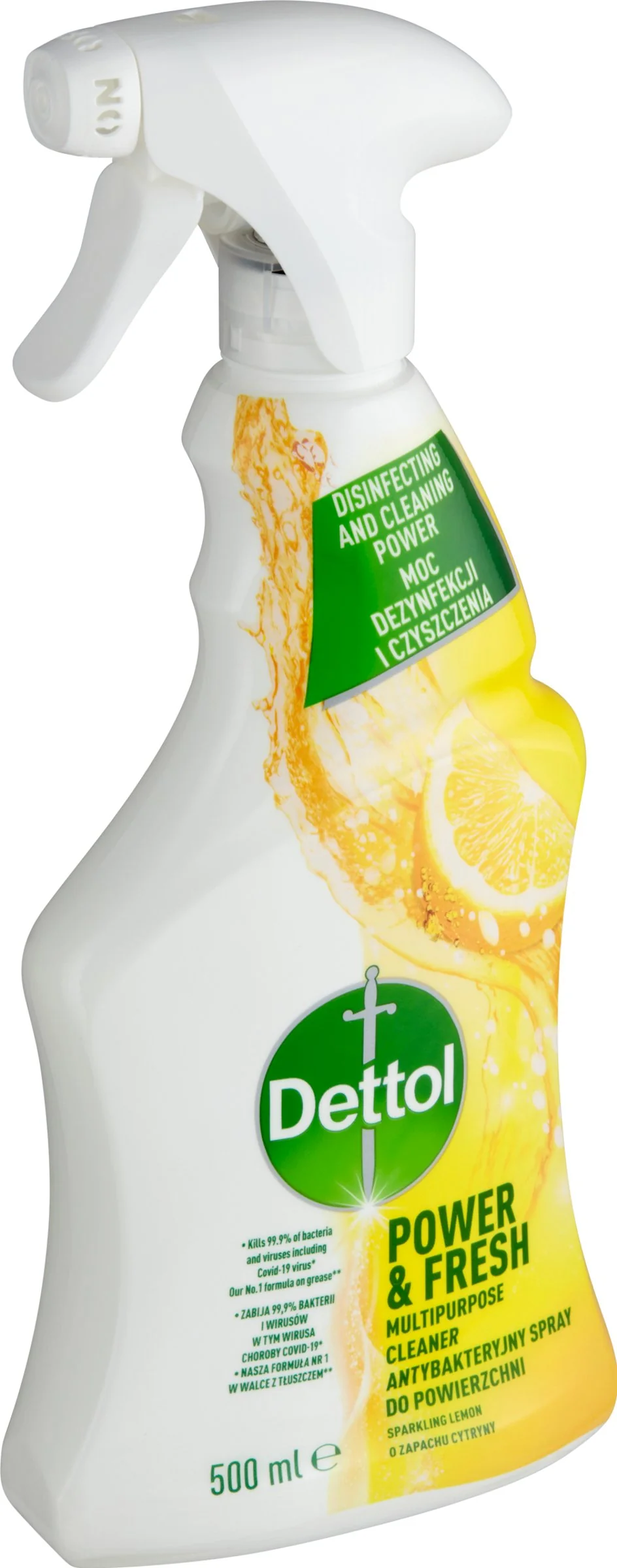 Dettol Antibakterialny sprej na povrchy Citron a Limetka 1×500 ml, antibakterialny sprej na povrchy