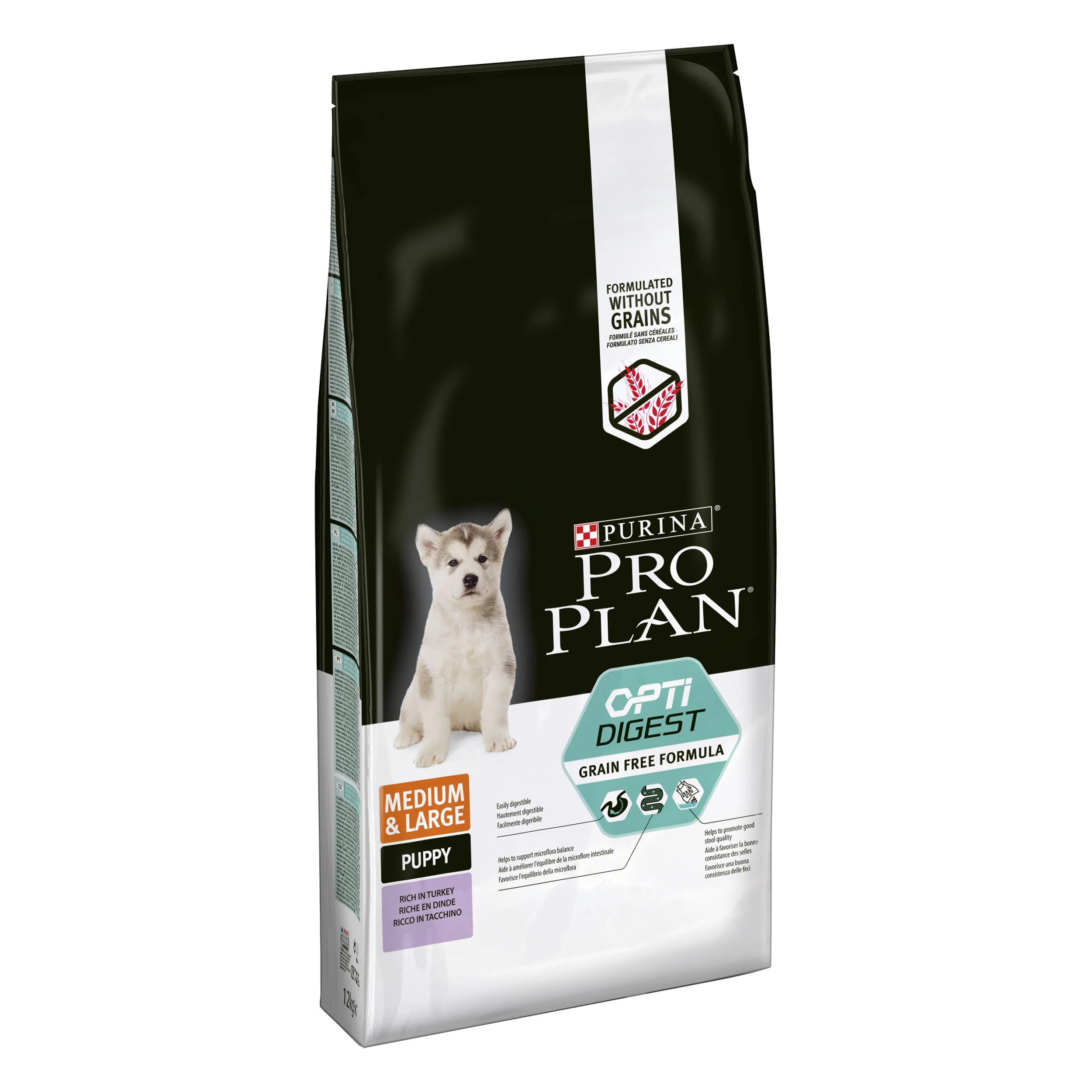 PRO PLAN MEDIUM & LARGE ADULT OPTIDIGEST Grain Free morka 12 kg