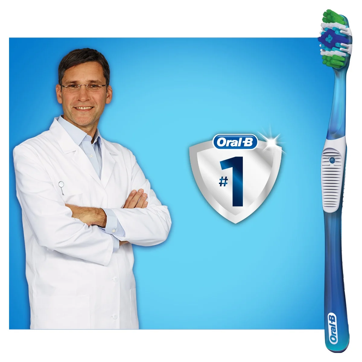 Oral-B Complete 5 Way Clean Manuálna Zubná Kefka 2 Kusy 1×2 ks, zubná kefka