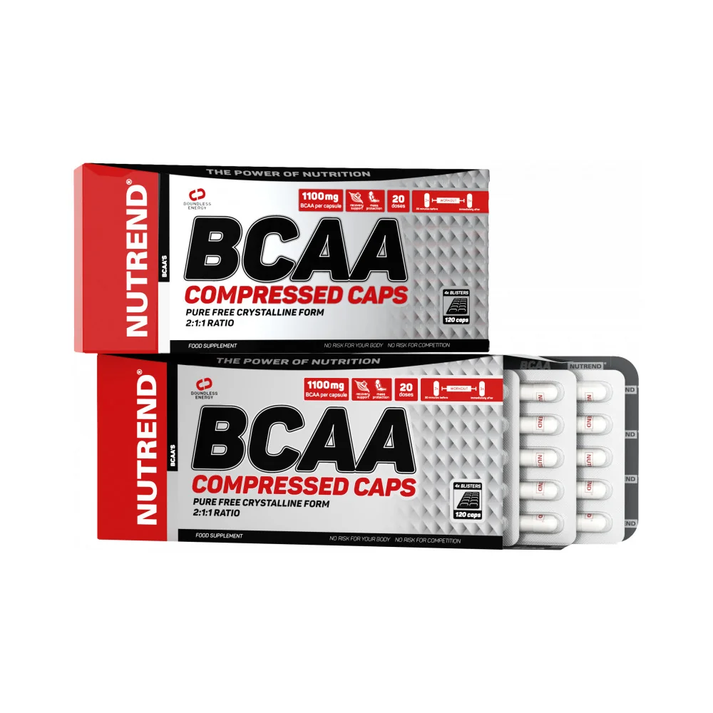 Nutrend BCAA Compressed Caps 120 kapsúl