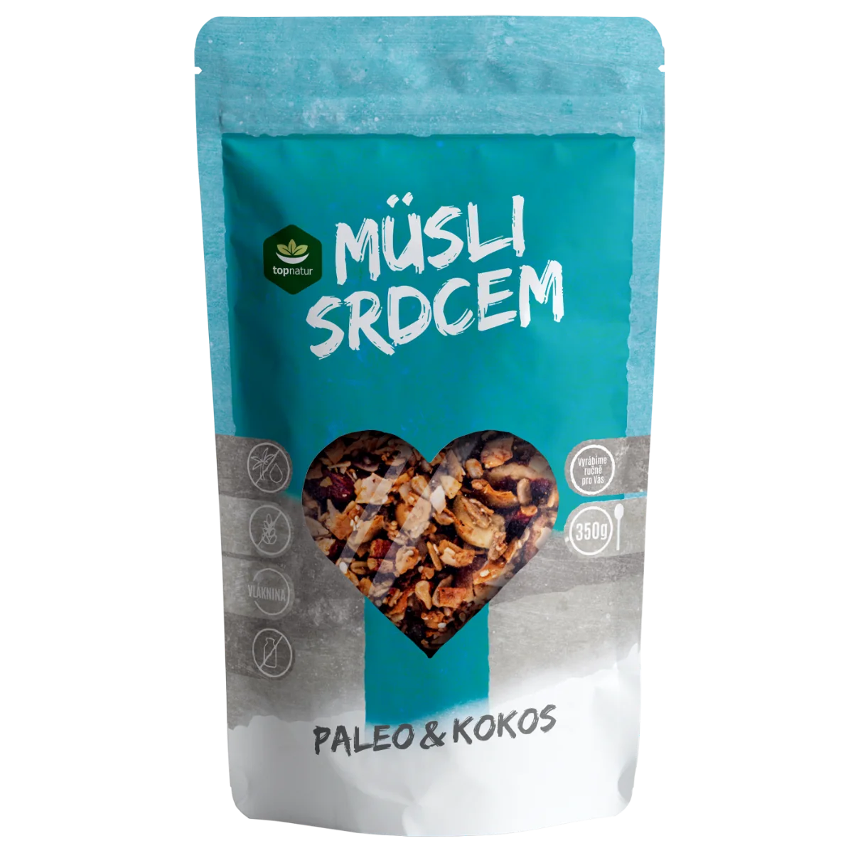 topnatur Müsli srdcom PALEO & Kokos LOW CARB