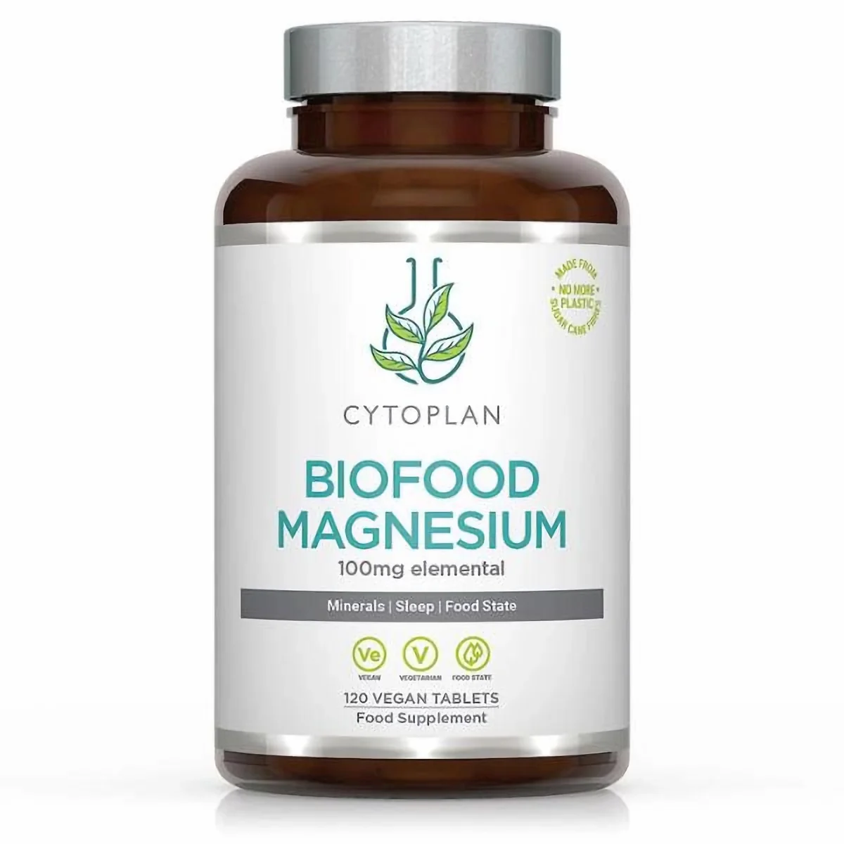 Cytoplan Biofood Magnesium 100 mg, 120 vegan tabliet 