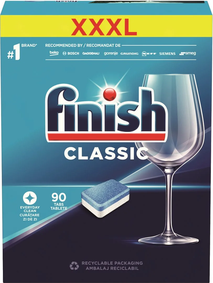 Finish tabs Classic Regular 1×90 ks, tablety do umývačky