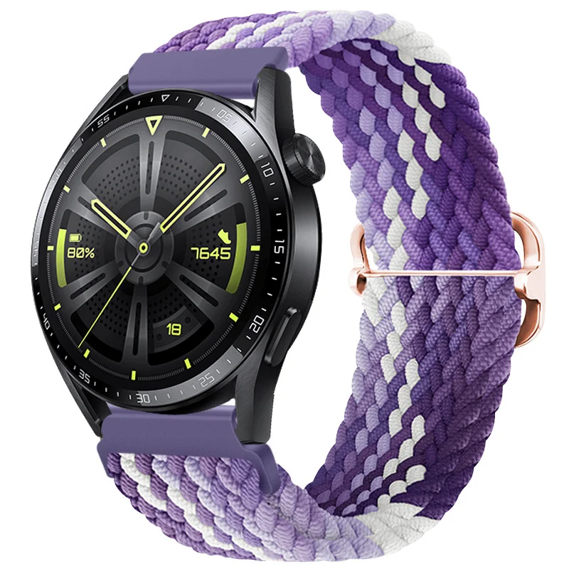 BStrap Elastic Nylon remienok na Samsung Gear S3, grape