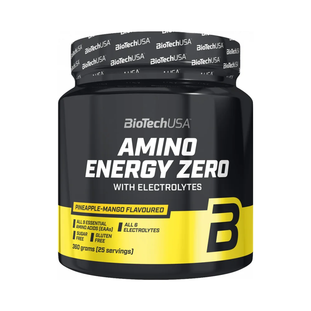 BioTech USA Amino Energy Zero with Electrolytes 360 g broskyňový ľadový čaj