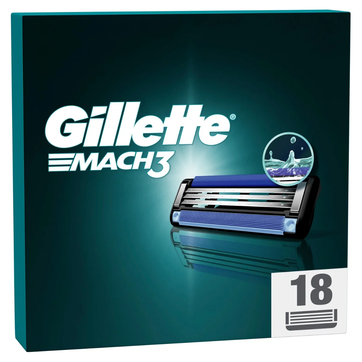 Gillette Mach3 Holicí Hlavice 18kusů