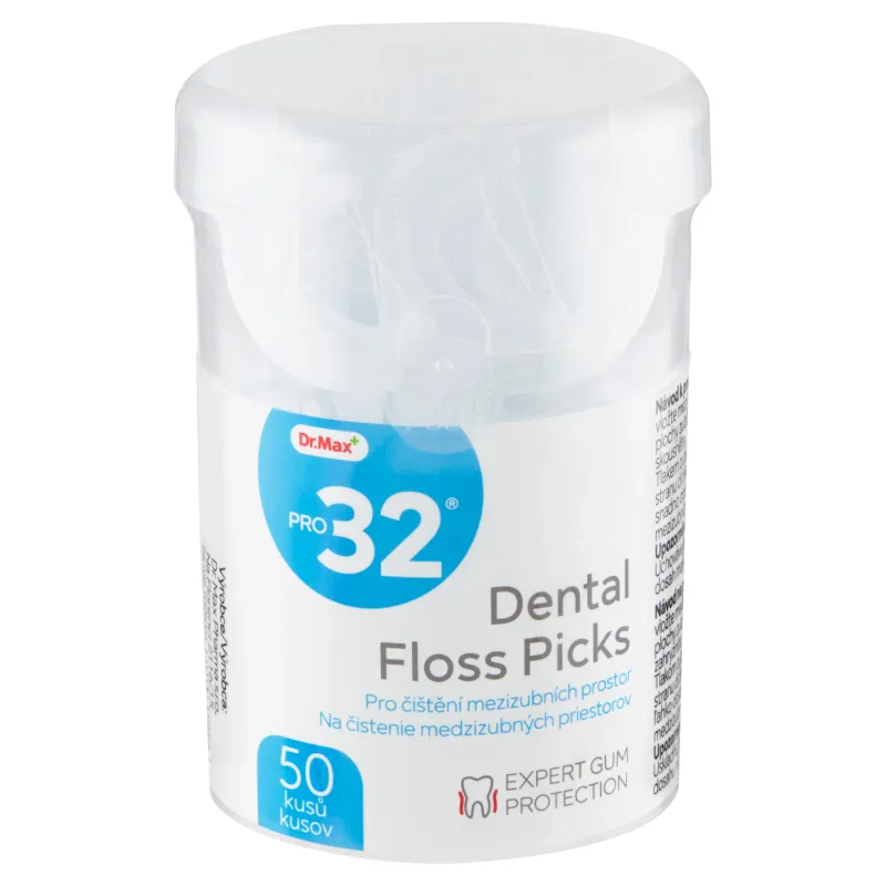 Dr. Max PRO32 Dental Floss Picks 1×50 ks, zubná hygiena