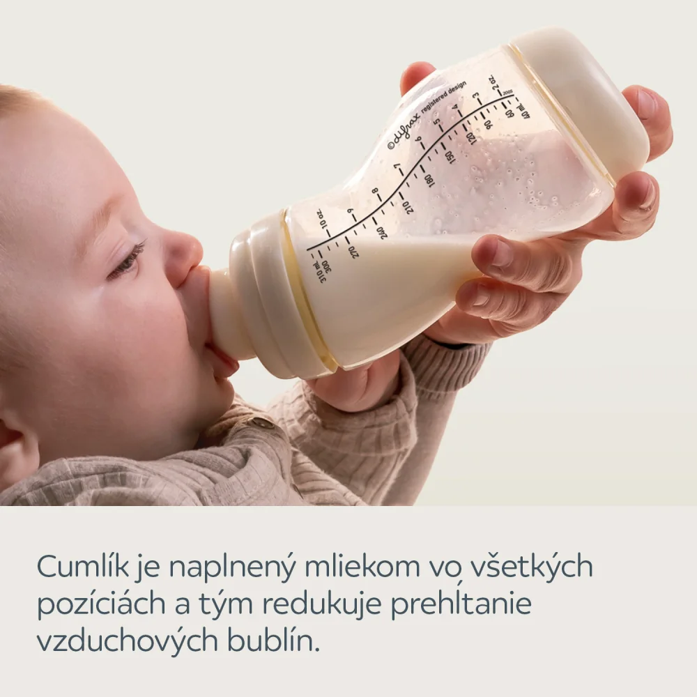 Canpol babies Cumlík silikónový k fľaši S-Shape 6m+ stredný 1×2 ks, silikónový cumlík