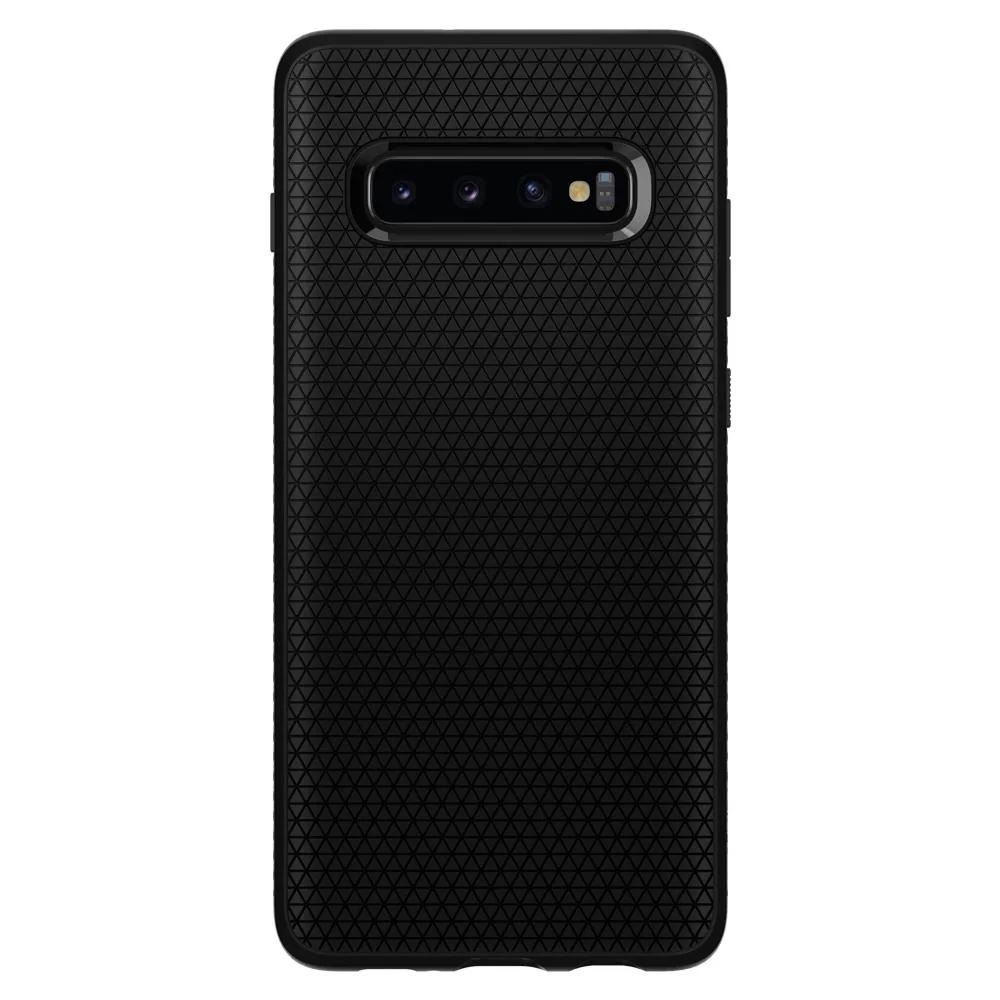 Spigen Liquid Air gumené púzdro pre Samsung Galaxy S10 Plus, matné čierne rne