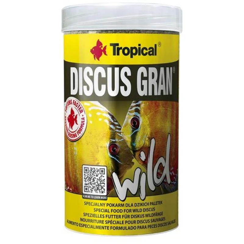 TROPICAL Discus Gran Wild 250ml/110g granulované krmivo pre discusy 