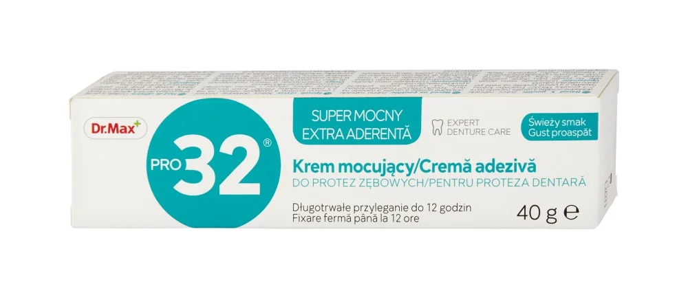 Dr. Max PRO32 Fixačný krém na zubné náhrady 1×40 g