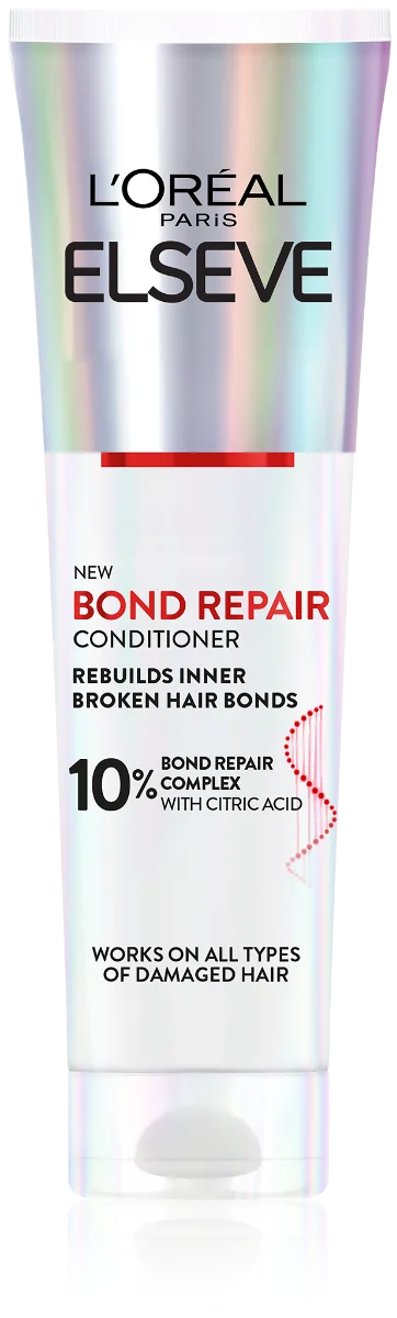 L'Oréal Paris Elseve Bond Repair regeneračný balzam s  kyselinou citrónovou, 200 ml pre všetky typy poškodených vlasov, 150 ml