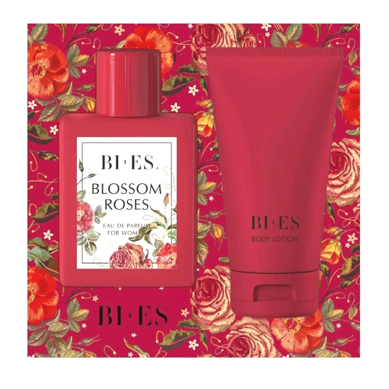 BI-ES BLOSSOM ROSES parfumovaná voda 100 ml + telové mlieko 100 ml