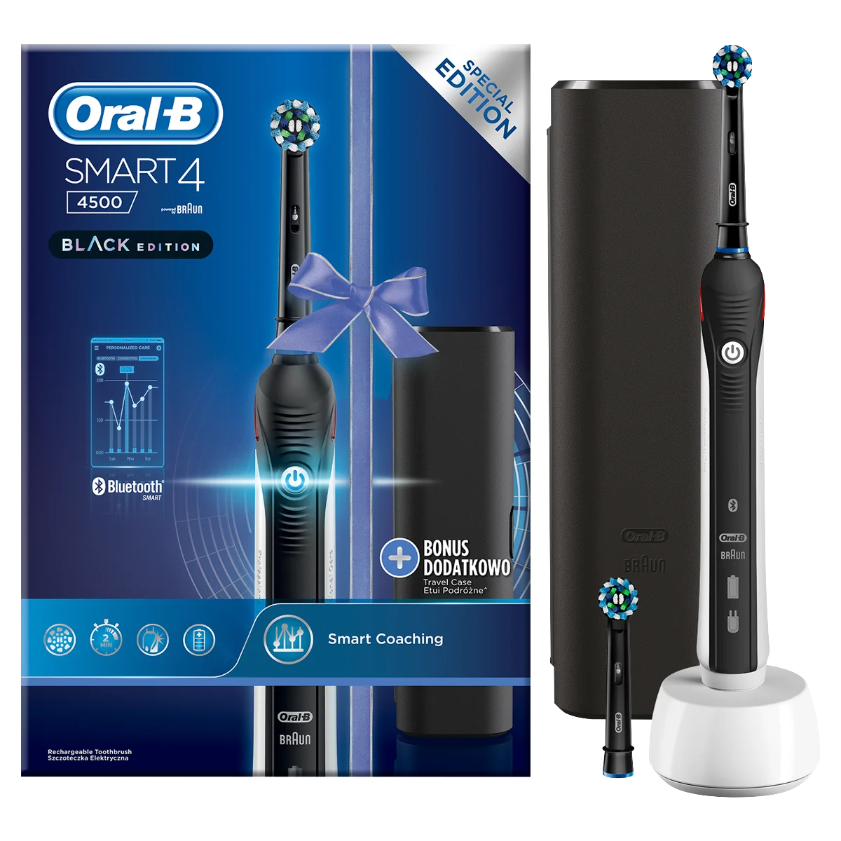 Oral B Elektrická kefka Smart  4 500 Black