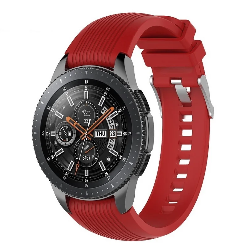 BStrap Silicone Davis remienok na Huawei Watch 3 / 3 Pro dark red