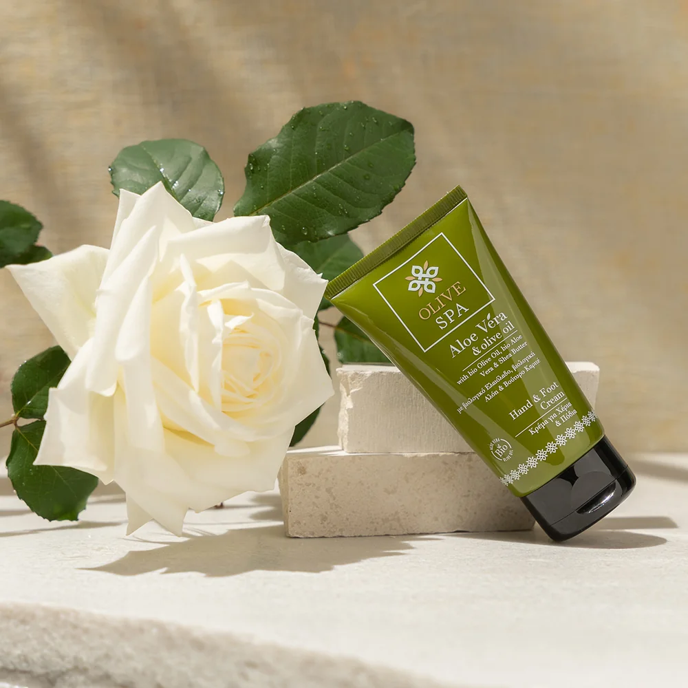 OLIVE SPA Aloe Vera & Olive Oil Krém na ruky a nohy 75 ml