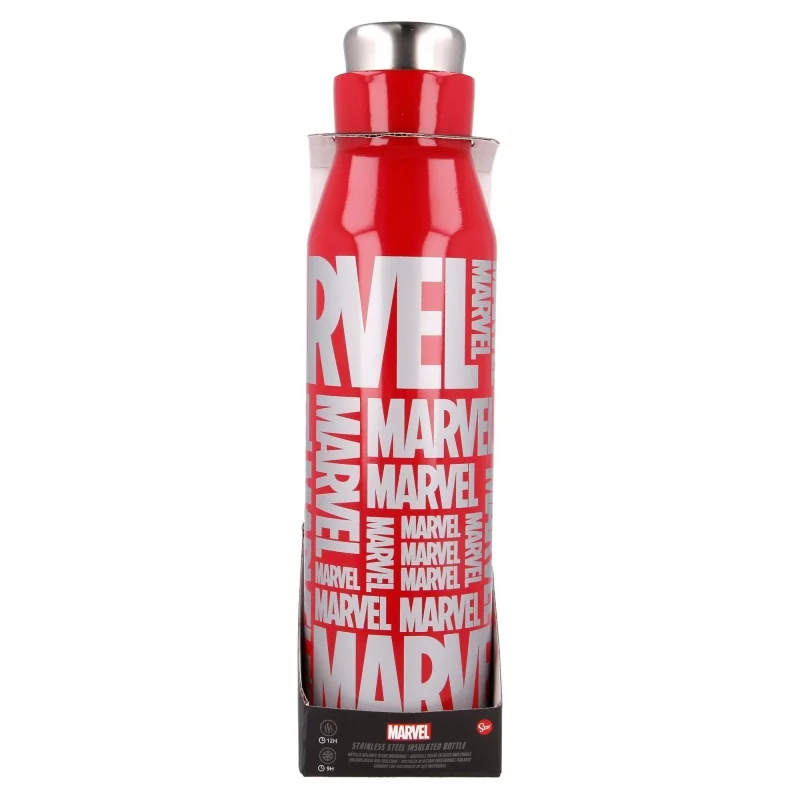 STOR - Nerezová fľaša / termoska MARVEL Red 580ml, 01021 