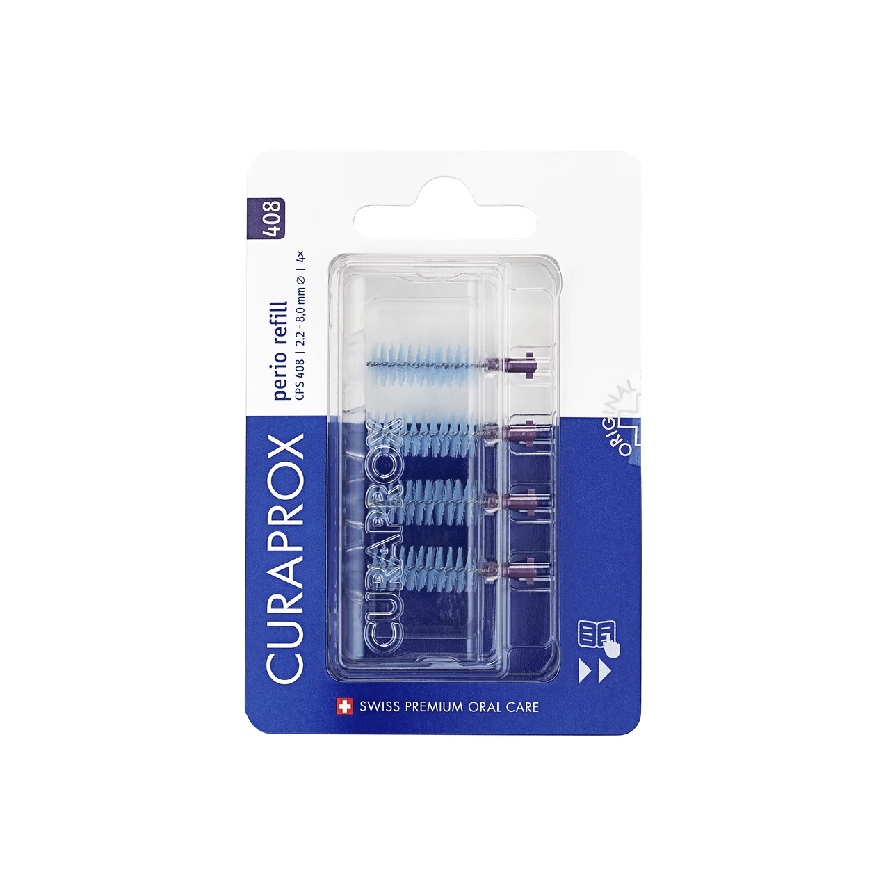 CURAPROX CPS 408 "perio" medzizubné kefky refill