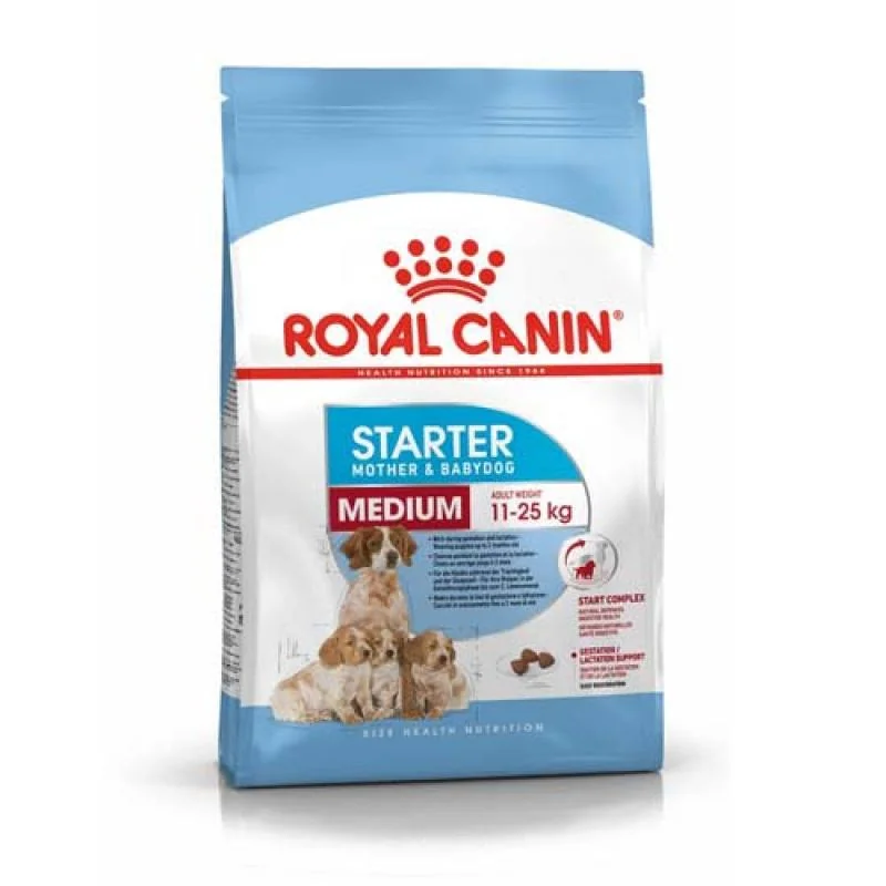 ROYAL CANIN SHN MEDIUM STARTER M&B 4Kg -suché krmivo pre suky stredných plemien a ich šteňatá