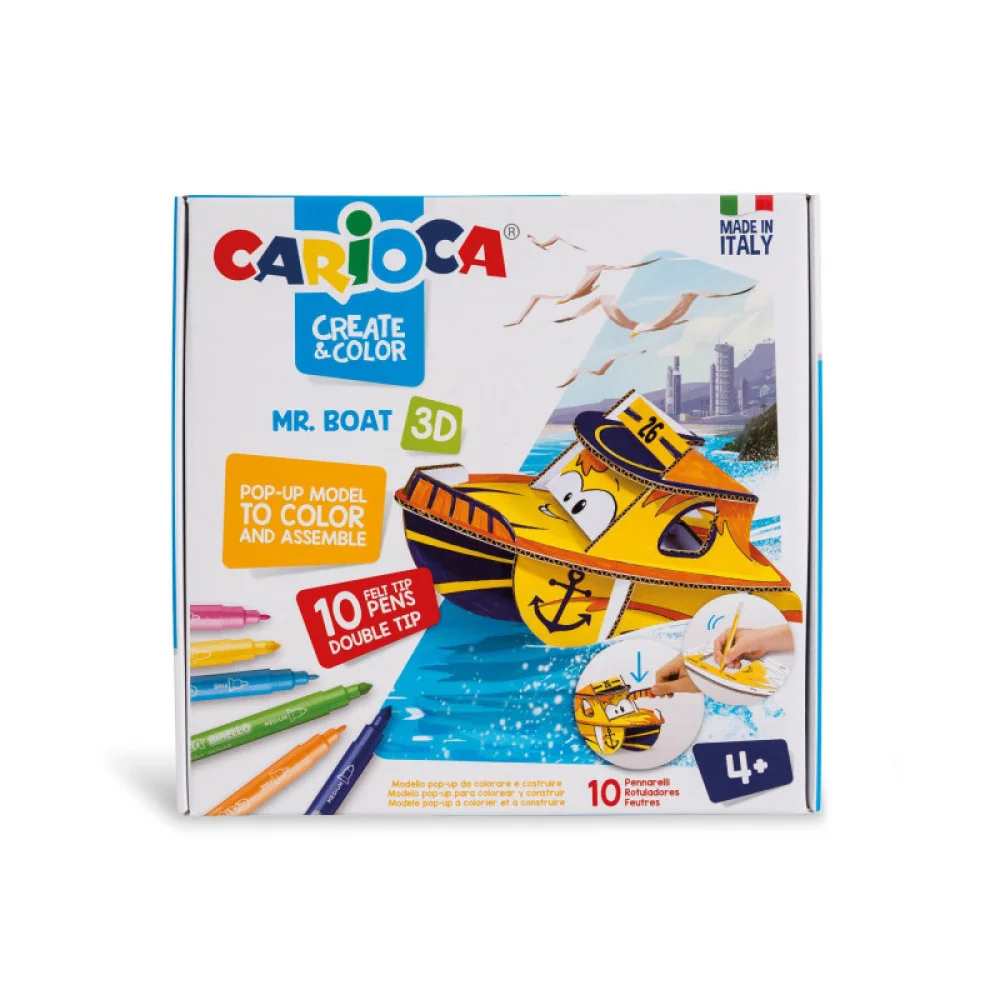 Vyrob si 3D MR BOAT junior čln-CARIOCA