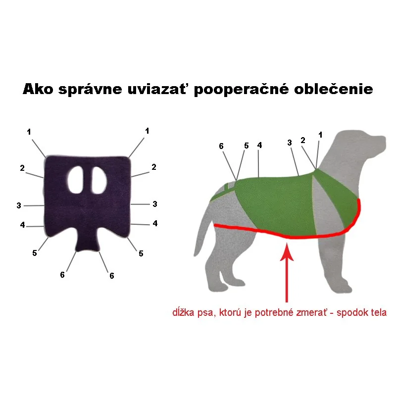 Pooperačné ochranné oblečenie väčšie farebné, Veľkosť: 6 