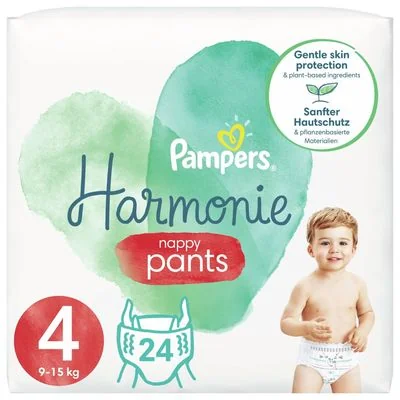 PAMPERS HARMONIE PANTS VEĽKOSŤ 4, 24KS 9-15KG