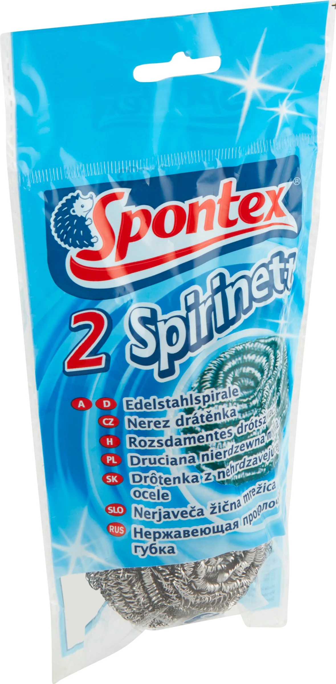 Spontex Spirinett nerezová drôtenka 2ks 1×2 ks