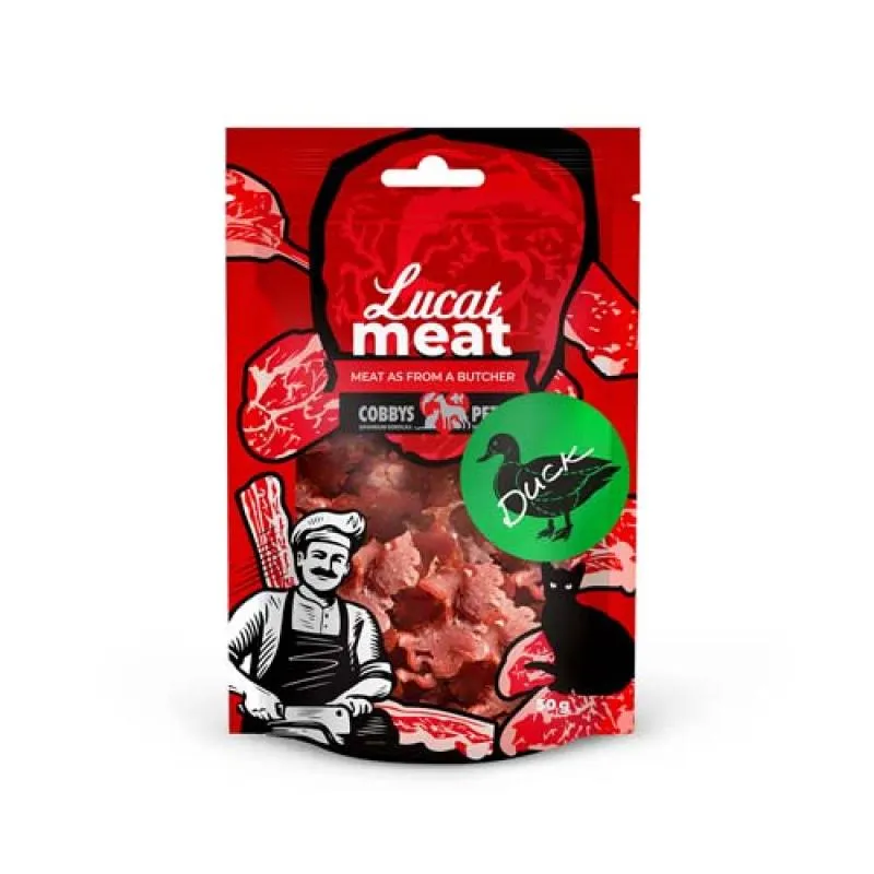 COBBYS PET LUCAT Meat kačacie kúsky 50g 