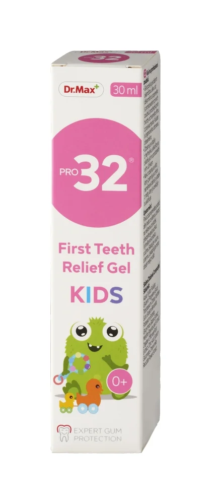 Dr. Max PRO32 First Teeth Relief Gel KIDS 1×30 ml, gél na prerezávanie zúbkov