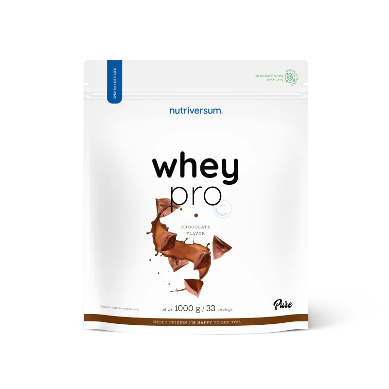 Nutriversum - PURE - WHEY PRO 1000 g Príchuť čokoláda