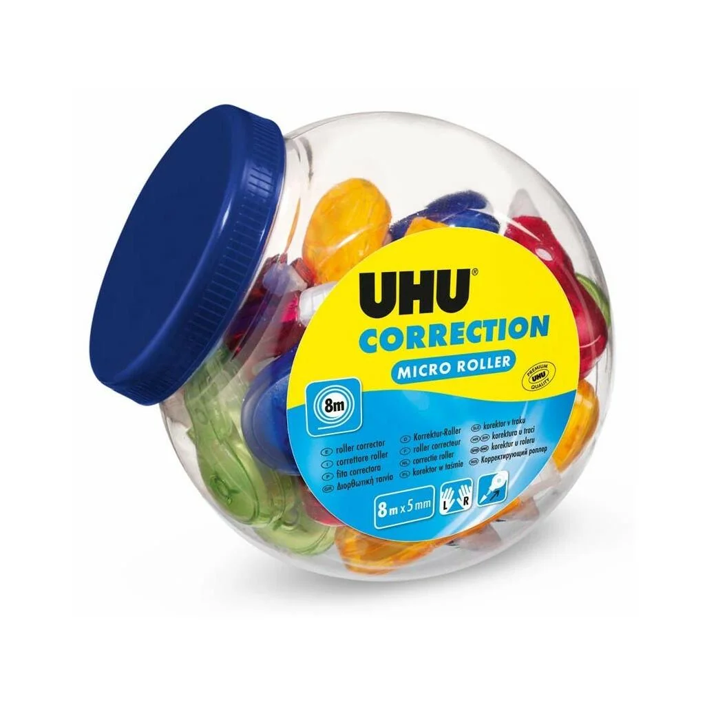 UHU Correction Roller Micro 8mx5mm Tray korekčná páska (1100000195) 