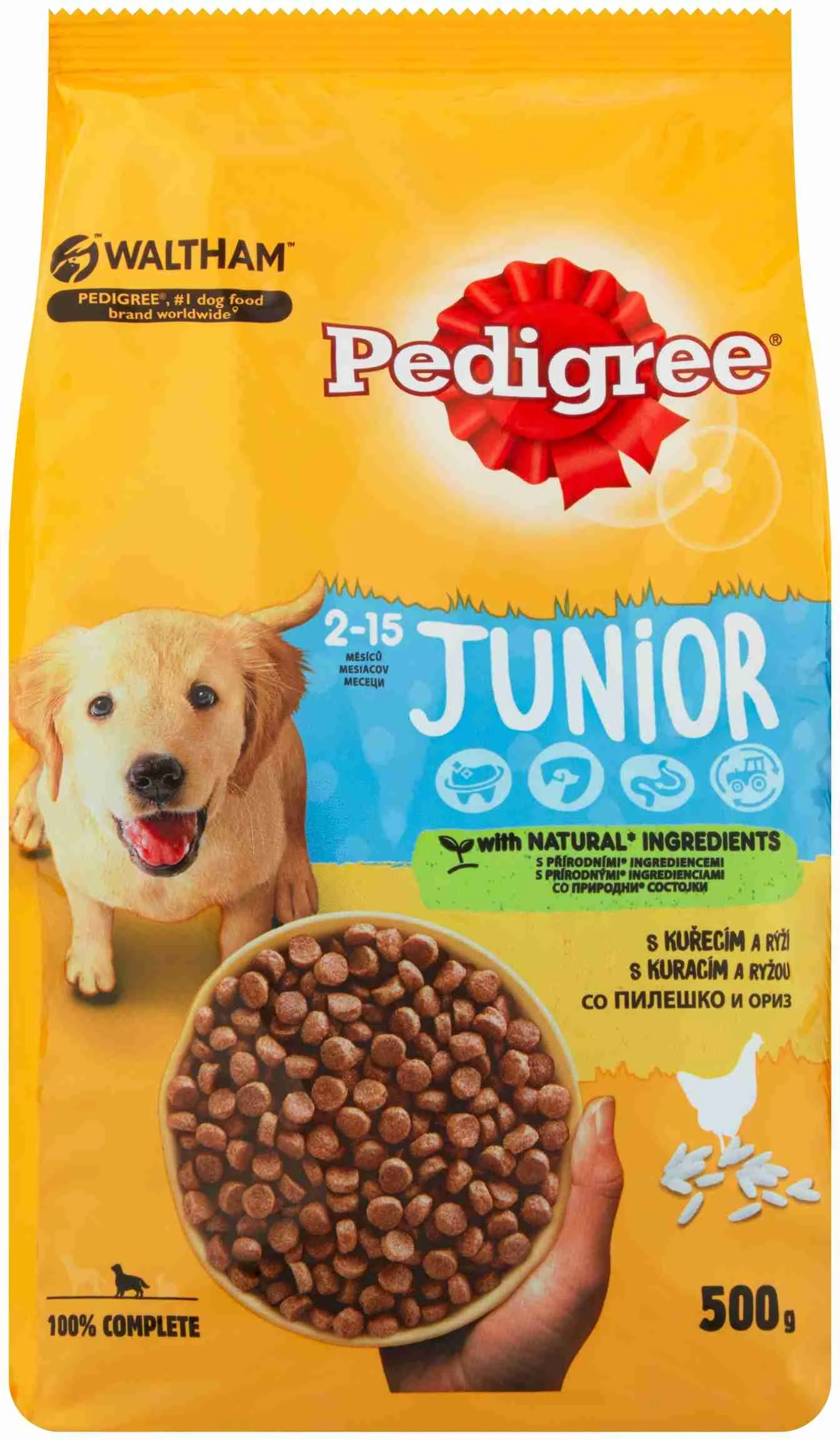 PEDIGREE Granule Junior pre štenatá 500g 1×500 g, granule pre psy