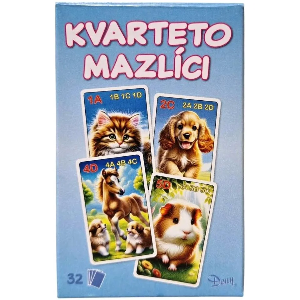 Kvarteto Mazlíci 32 kariet 