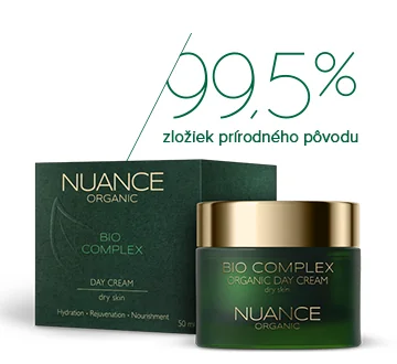 NUANCE ORGANIC denný krém - suchá pleť, 50ml 1×50 ml, denný krém pre suchú pleť