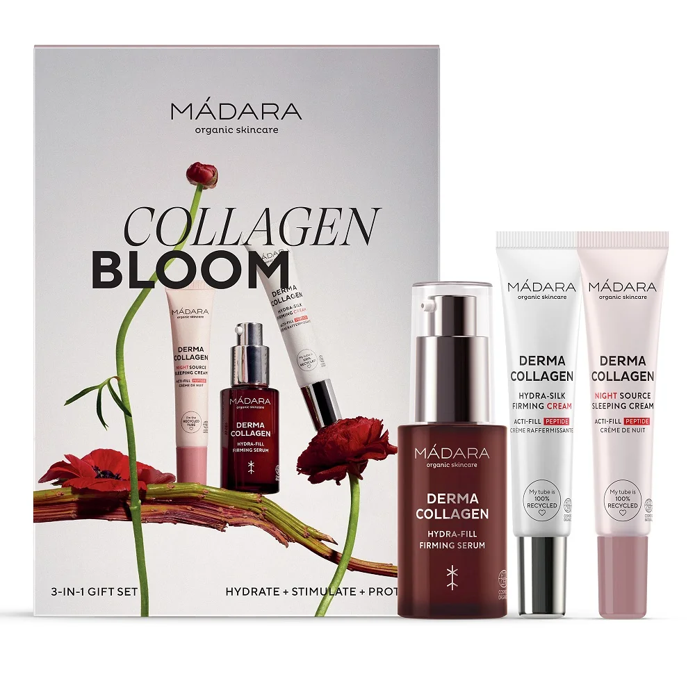 MÁDARA COLLAGEN BLOOM Set pre spevnenú pleť 1×1ks, darčeková sada