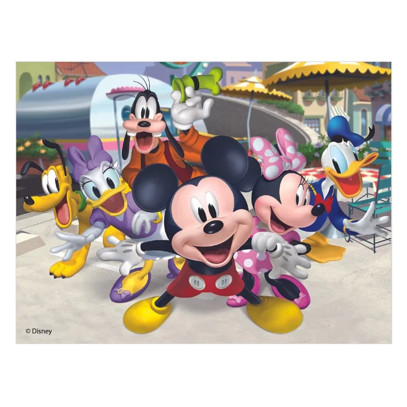 Mickey a Minnie 12 Drevené kocky , 11DN641389 