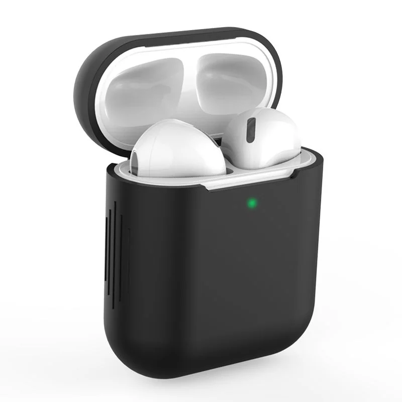 Tech-Protect Icon puzdro na Apple AirPods 1/2, čierne 