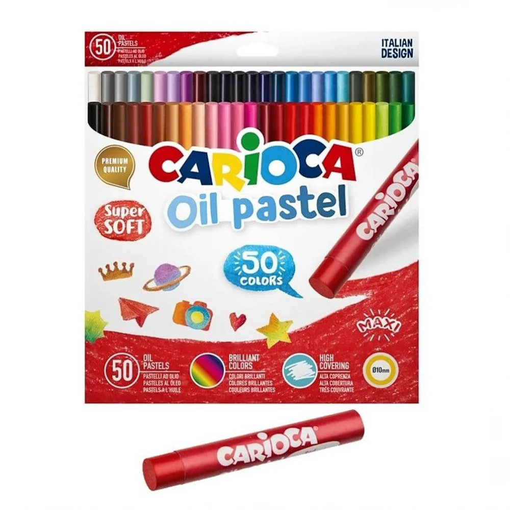 Olejový pastel CARIOCA 50ks-CARIOCA 