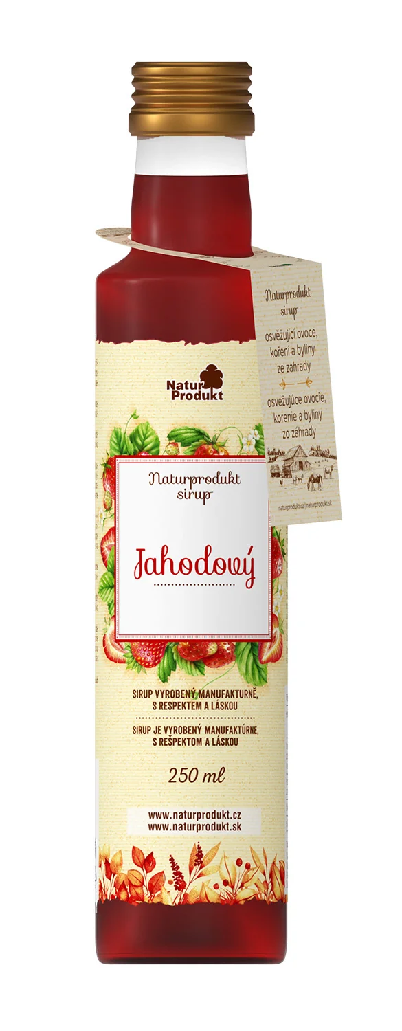 Naturprodukt sirup Jahodový