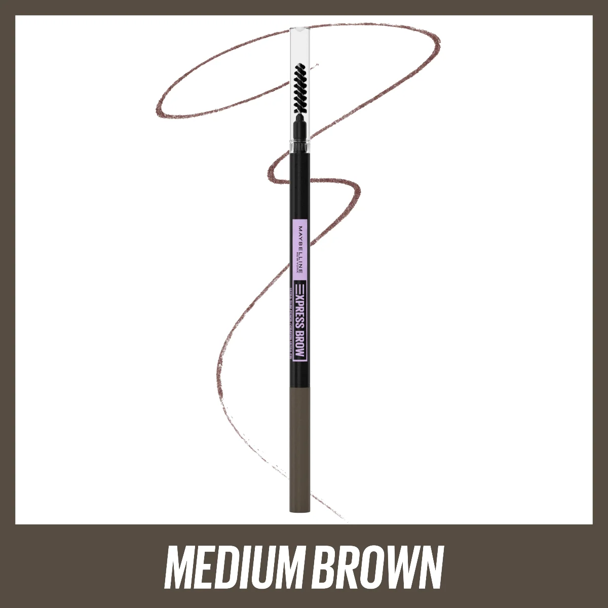 Maybelline Brow Ultra Slim Medium Brown 1×4 g, ceruzka na obočie