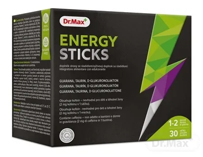 Dr. Max Energy Sticks 1x30 vreciek, prášok na vysypanie do úst